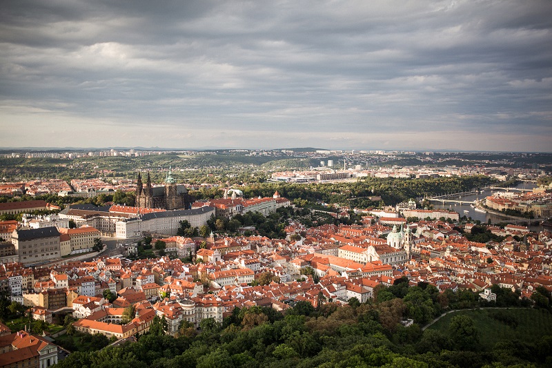 One of the best Prague views - from Petřín lookout tower