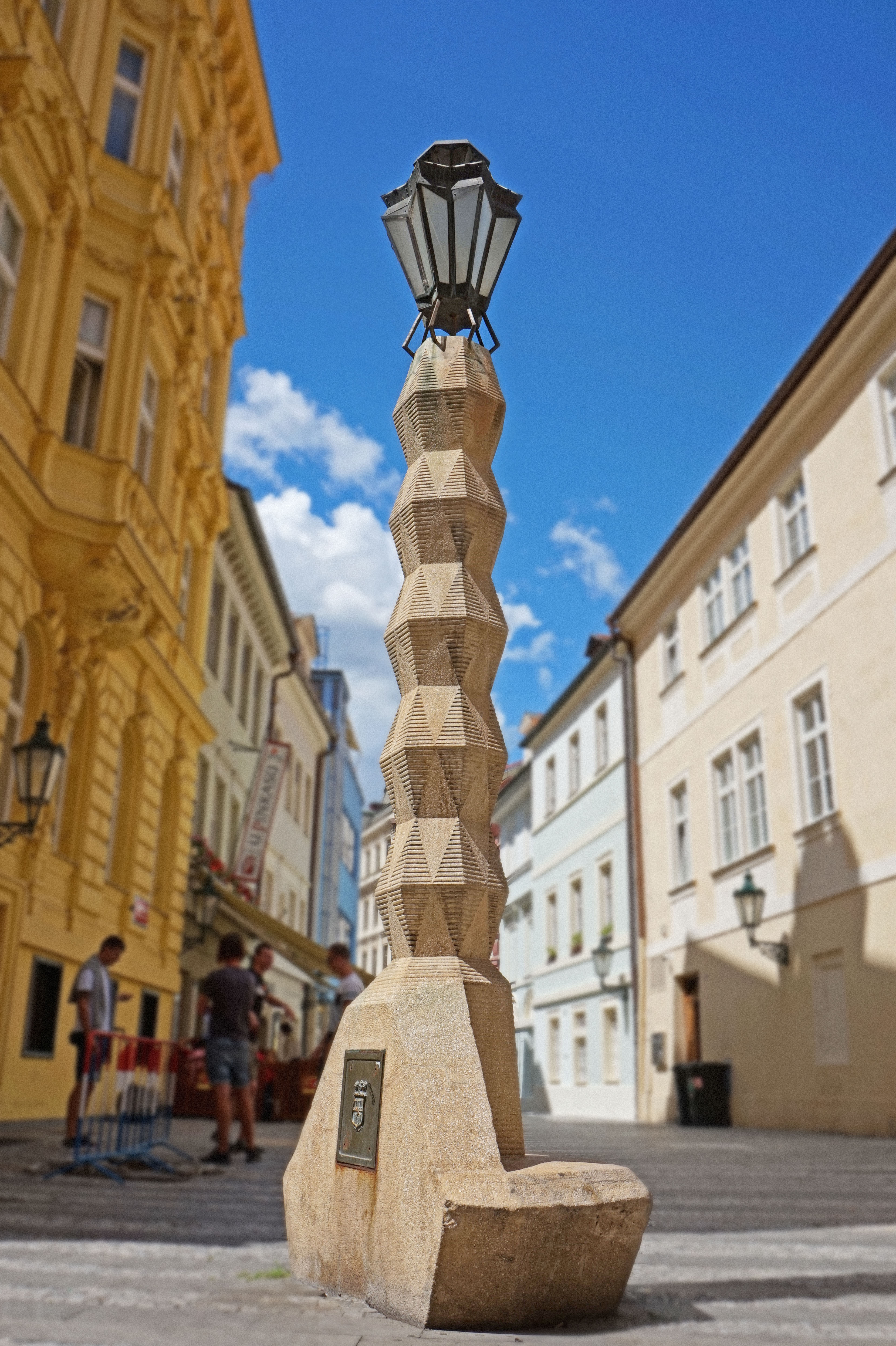 The only cubistic lamp in a world - Prague