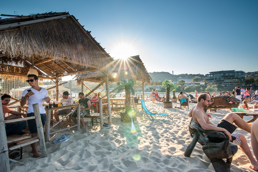 There is also beach in Prague! You will find it in žluté lázně.