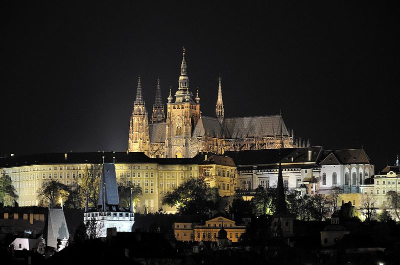 Prague Castle is open daily til 10pm. Photo: wikimedia